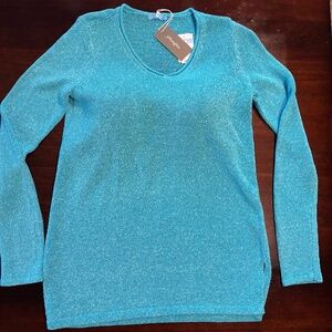 J McLaughlin Callum Sweater, Coastal Blue - XS
